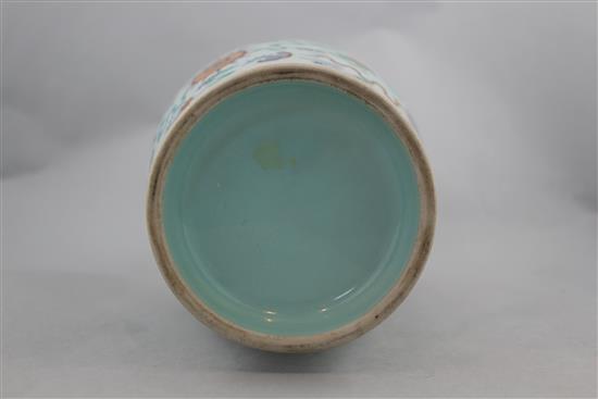 A Chinese doucai ovoid vase, 32cm